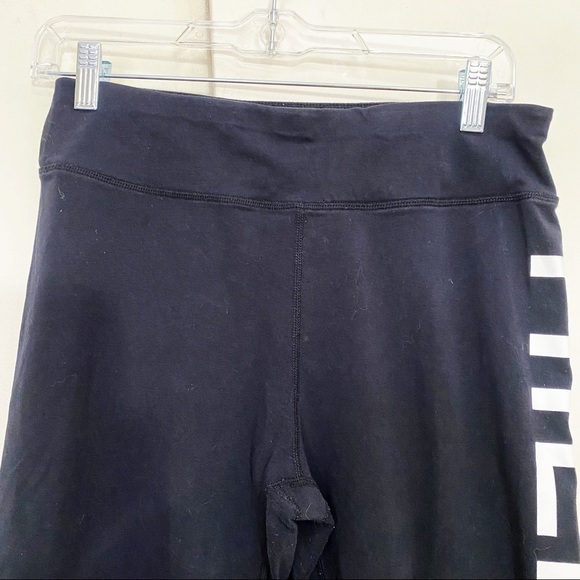 TOMMY HILFIGER name side graphic color bands waist pocket cotton workout pant L - Picture 2 of 7